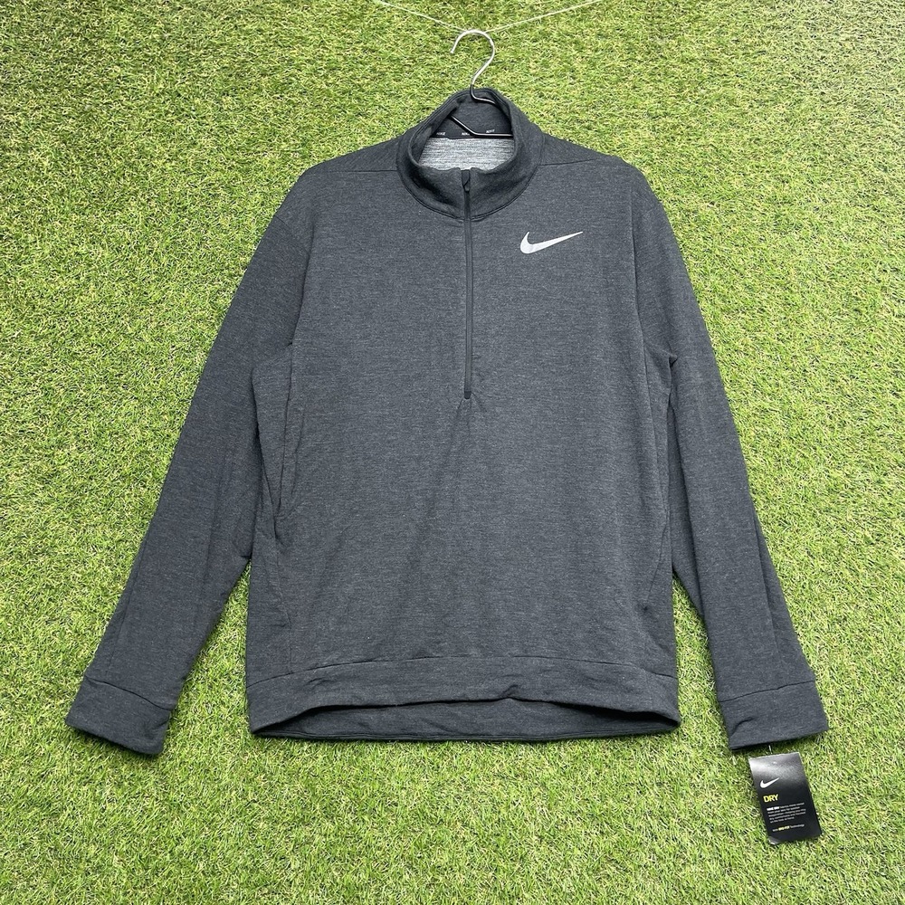 Nike Dri-FIT Quarter Zip Shirt Mens Medium Training Top Breathe 940177-405 NWT